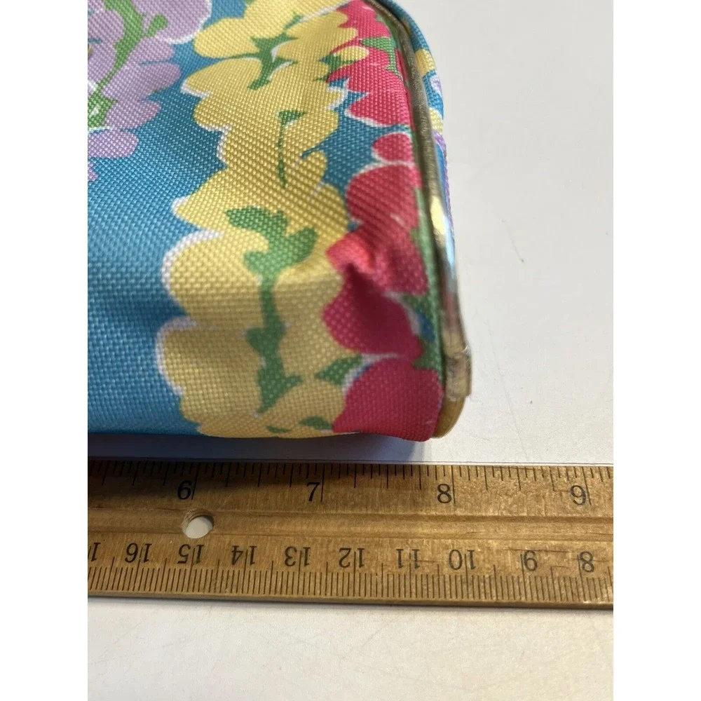 Lilly Pulitzer Estee Lauder Floral Cosmetic Makeup Bag